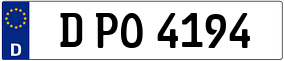 Truck License Plate